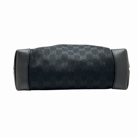 GUCCI Black Leather Shoulder Bag - Picture 4 of 10